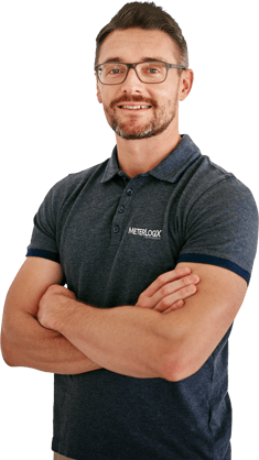 Man with MLX Polo Shirt 02212025